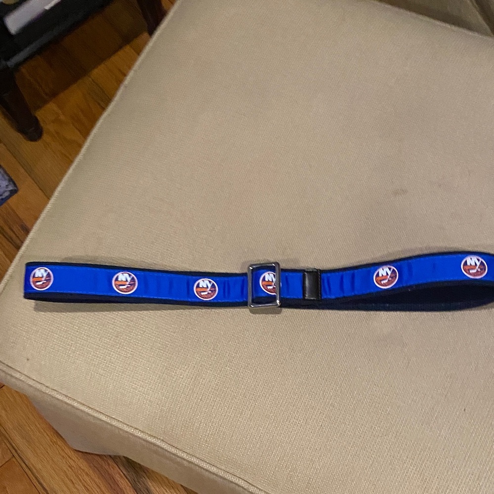 Blue and Black Belt with Logo Design